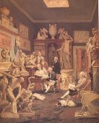 Johann Zoffany Charles Towneley's Library in Park Street (nn03) USA oil painting reproduction